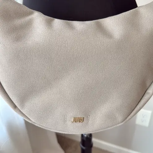 July Natural Everyday Crescent Crossbody Bag Tan