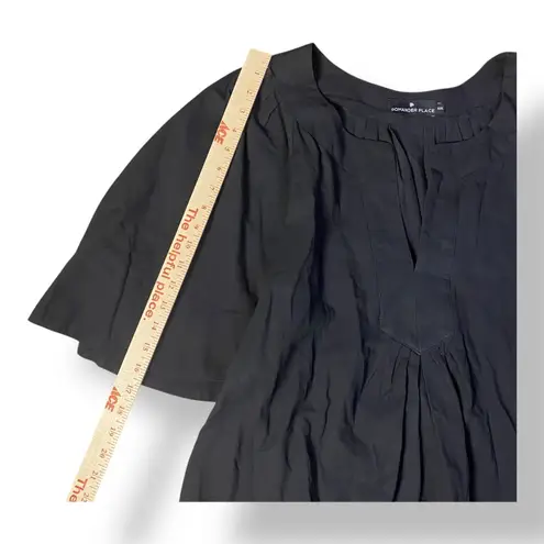 Tuckernuck Pomander Place Black Finley Flutter Sleeve Dres Size XXXL Preppy