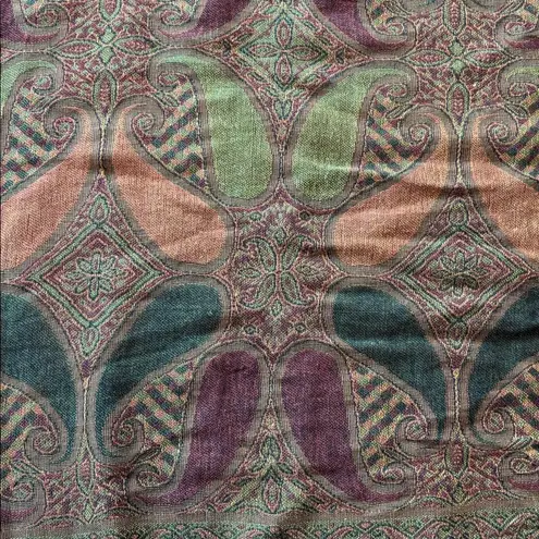 Pashmina Shawl Paisley Scarf Wrap Cashmere Silk Blend