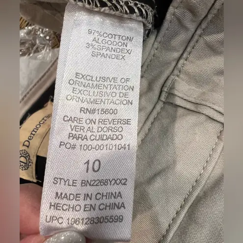 Democracy Tan "Ab"solution® High Rise Ankle Jean May be cropped Size 10 EUC