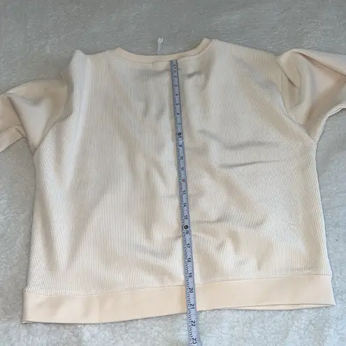 Marine layer NWOT- Velour Corduroy V-Neck Sweatshirt- Size M