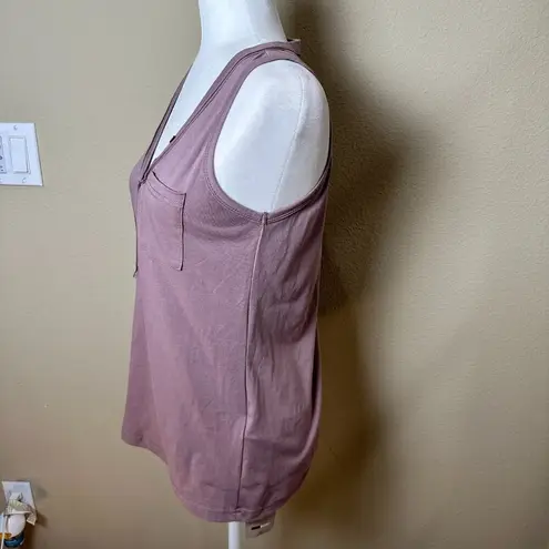 NWT Emery Rose Boutique Button Placard Blush Tank Top