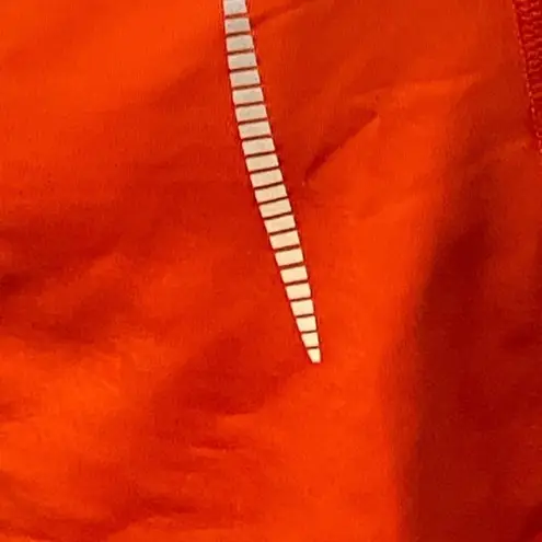 Baleaf Women's Basic Compression Mock-Neck Long Sleeved Orange Shirt Size Large