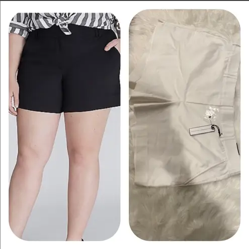 Lane Bryant  The Modernist White Lena Suit Shorts