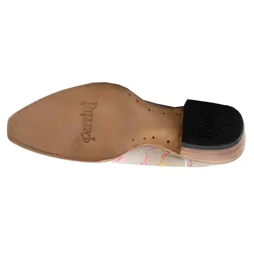 Ferrini Womens NWT $319 Belle Embroidered Snip Toe Cowboy Mid Calf Boots Sz 6.5 White