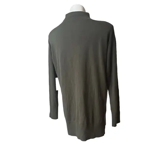 Chelsea28 NWT, Olive Green Funnel Neck Long Sleeve Sweater, Sz M