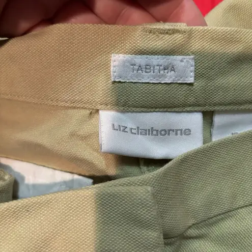 Liz Claiborne  Women's‎ Celery Green Tabitha Pants Flat Front Size 10