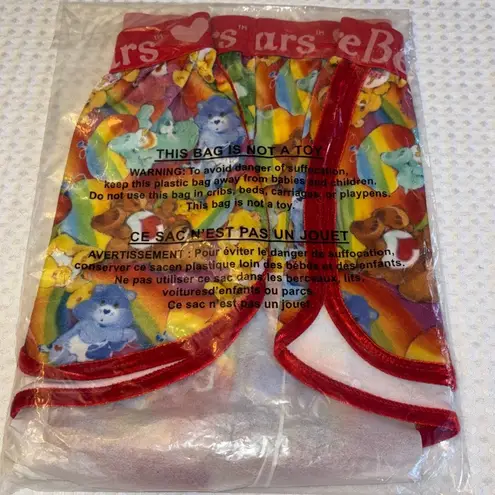 Iron fist NEW! Care Bears Lots A Rainbows Velvet Trim Shorts Size MEDIUM Pride