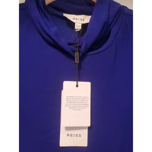 Reiss Freya Twist Bodycon Dress in Cobalt Blue.a22