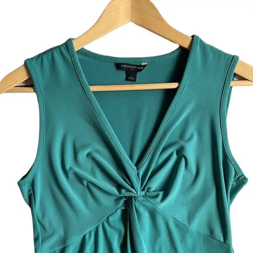 Banana Republic Factory Seafoam Green Sleeveless Twist Front Tank Top Size Small