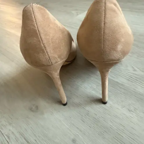 Jimmy Choo  Nude Pointed Toe Heels