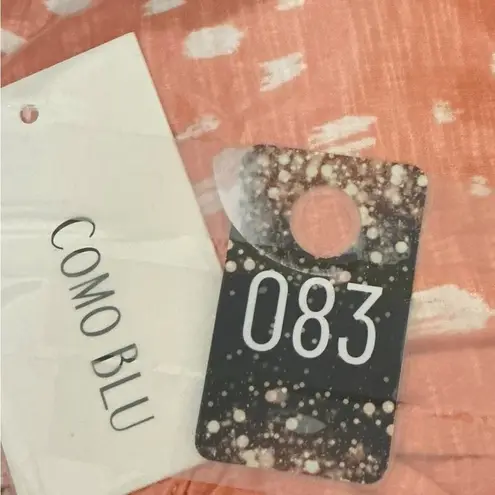 Relaxed Orange Short Sleeve Boxy Tee Size 2X