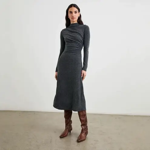 Rails Margaret Dress in Charcoal in Charcoal