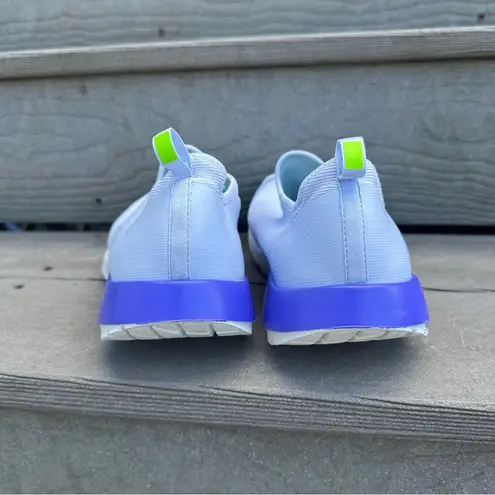 OOFOS OOmg Sport Low Athletic Recovery Shoes Foam Stretch Lightweight Blue Size 10