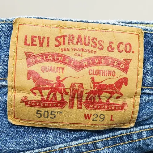 Levi's Vintage Levi’s 505 High Waisted Denim Shorts