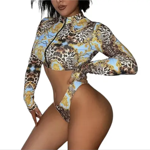 Jingpin 2 Piece Swimsuit Women's XL Bikini Swimwear Casual Cropped Top Bottom