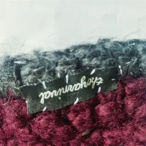 Theyarnival Handcrafted Chunky Cable Knit Headband Ear Warmer Adjustable Purple