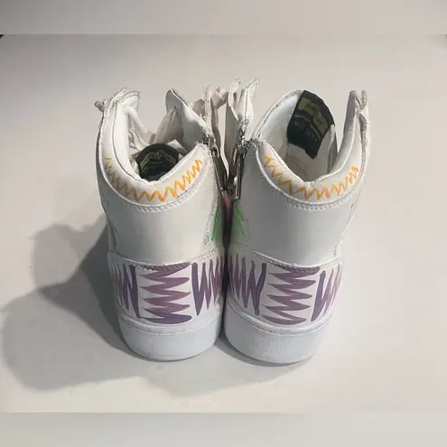 Vintage Havana New Artsy Multi Swirl High-Top Leather Sneakers size 10 NEW