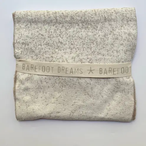 Barefoot Dreams Confetti Scarf Cozychic Lite Cream Taupe NEW