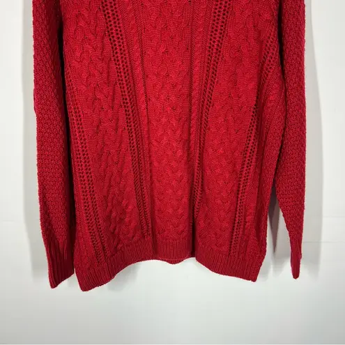 Lovers + Friends  So Good Cable Knit Sweater Size XS Oversized
