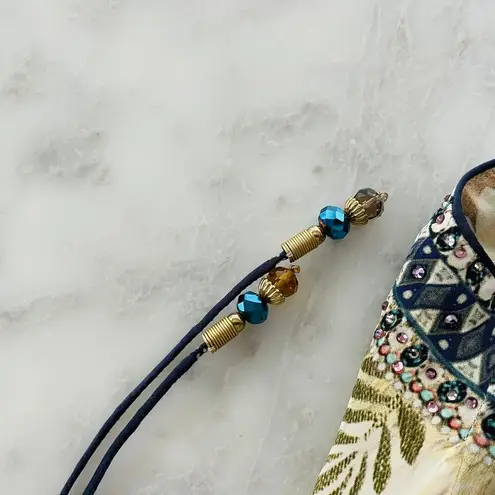 Camilla Moto Maiko U-Ring Floral Silk Maxi Dress XS Animal Metallic Australia