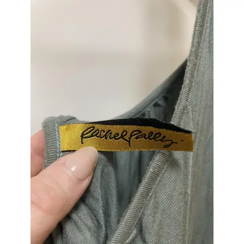 Rachel Pally Dress Womens Medium Green Halter Maxi Modal Spandex Summer