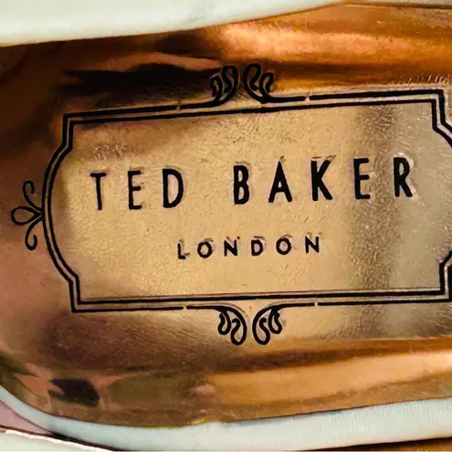 Ted Baker Asellys Stiletto Heel Bow Detail Court Shoes, Ivory, size 38.5 NWOT White