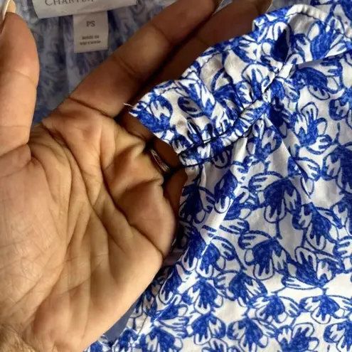 Charter Club Womens Tops Size Petite Small Printed Popover