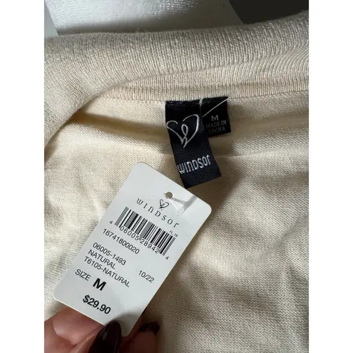 Windsor NWT  Ballet Core Style Wrap Crop Cardigan‎ Size M - Image 6