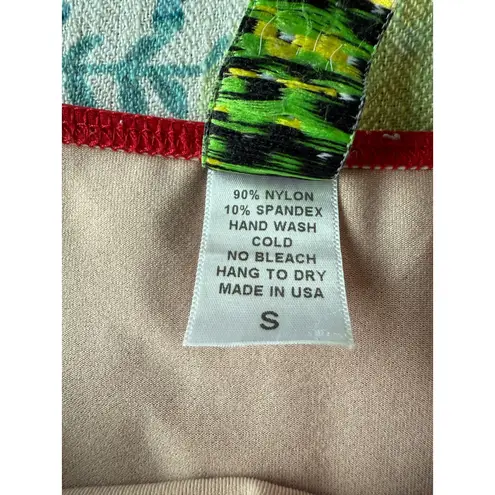 Kortni Jeane Retro High Waisted Pinup Cherry Red Bikini Bottoms Size Small