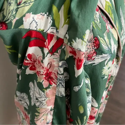 Cupcakes and Cashmere Sleep Shirt Nighty Nightgown Pajamas Floral Green Pink