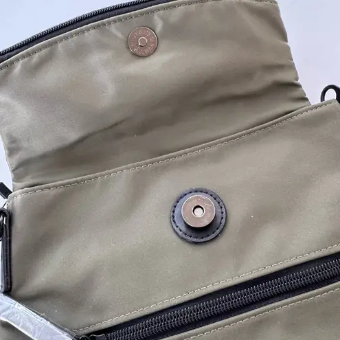 NWT IHKWIP Foldover Saddle Crossbody Bag Water Repellent Military Olive Green