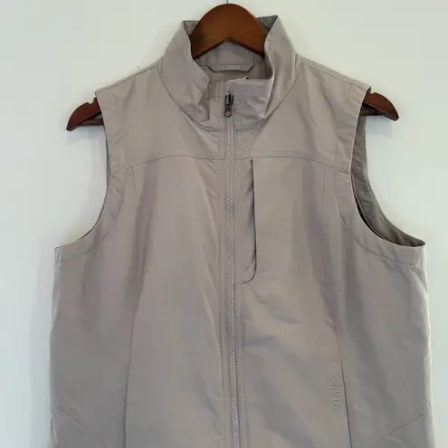 Orvis Tan zip-up vest size M