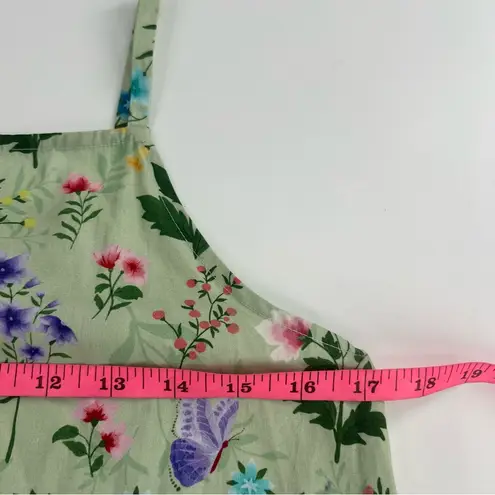 NWOT Double A Vera Dress in Mixed Botanical Sz XS Green