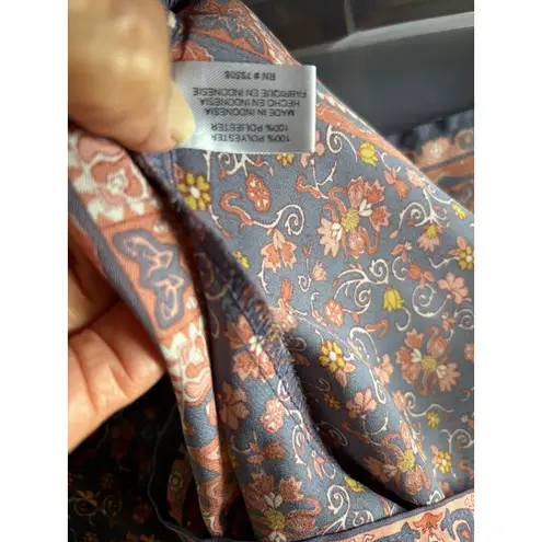 Violet+Claire Boho Floral Peasant Blouse - Size 1X