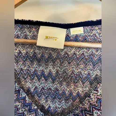 Maeve NWOT- Anthropologie Westwater Chevron Knit Sleeveless Dress Medium