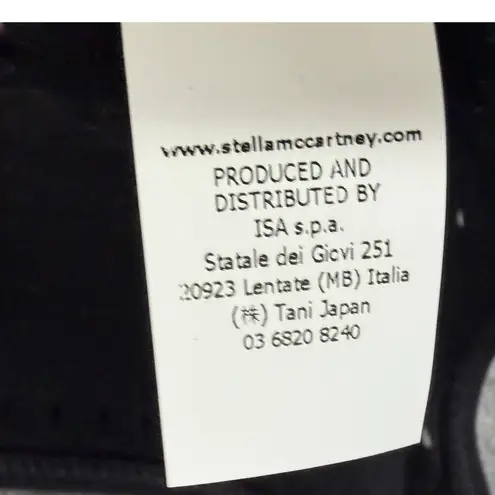 Stella McCartney Stellawear Crop Bra Womens XS/S Black Perforated Swimwear NEW