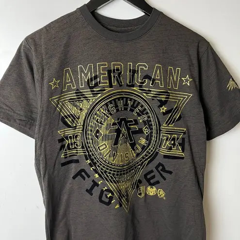 American Fighter T Shirt Small S Gray Graphic Tee