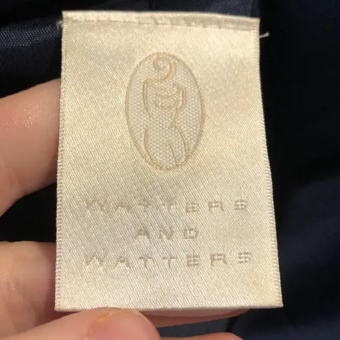 Watters and Watters Mother of the Bride 2 piece suit Blue Size 4