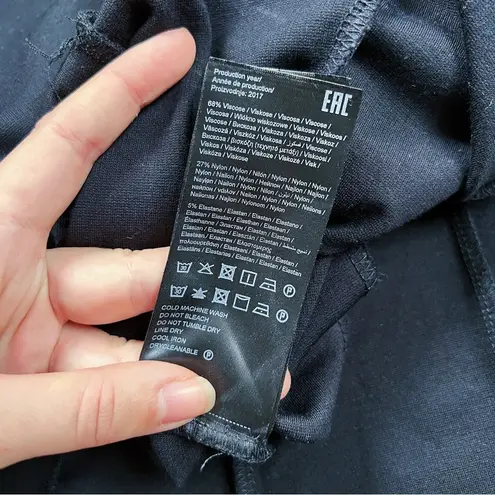 Y.A.S. • Cisley V Neck A Line Dress black cap sleeve lbd fit & flare ASOS