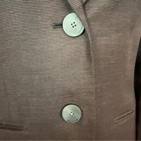 Hugo Boss Boss Jannami Virgin Wool Burgundy/Black Blazer Size 4