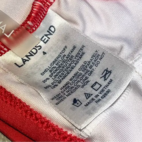 Lands’ End Pink Twist Front Bikini Swim Top size 4