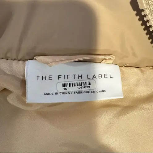 The Fifth Label Remake Puffer Tan Cropped Jacket Boxy XS