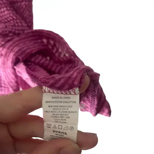 prAna Women's Size Small Pink Burnout Swimming Suit Cover Dress