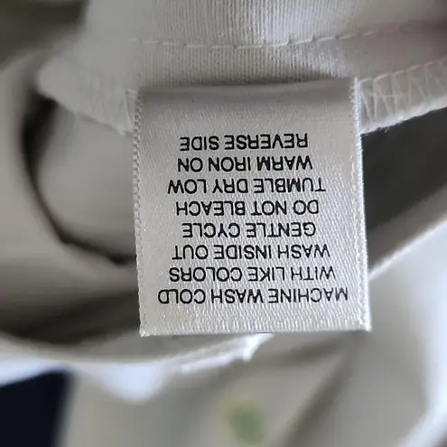 Christopher & Banks Khaki Embroidered Fish Cotton Shorts