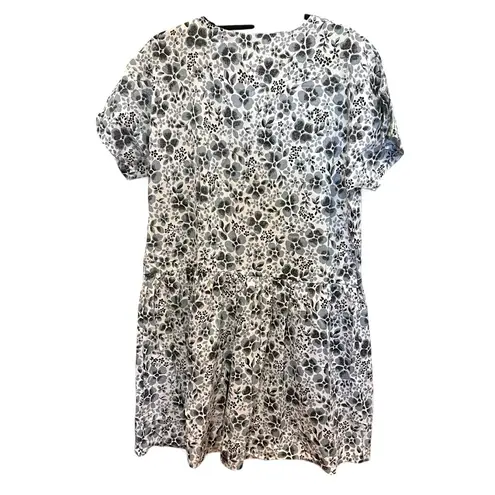 Blair Vintage Improved Living Blue/White Floral Romper Size Large