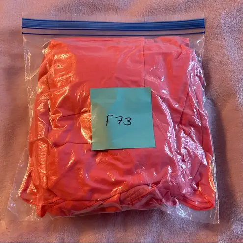 NWOT coral sleeveless formal dress with sheer jacket rhinestone brooch size 10 Pink