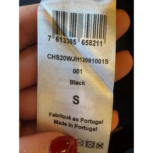 See By Chloe Shirt Women Small Black Lace Crochet Crew Neck Top Whimsigoth Goth