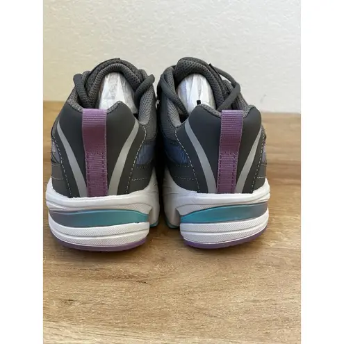 Ryka Mesh Lace-Up Memory Foam Sneakers Intrigue 2 Coal Grey Sz 6 M