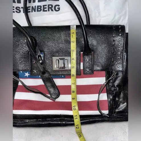 Aimee Kestenberg Leather American Flag Tote Bag πΊπΈ